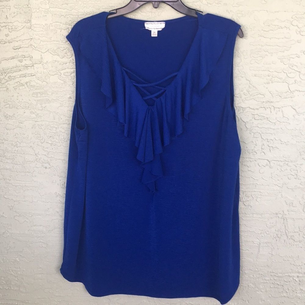 Corvia Sz 3X Blue Sleeveless